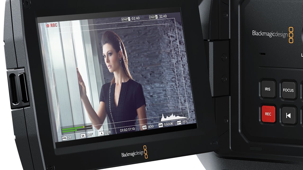 The new update cuts viewfinder lag to under one frame Blackmagic