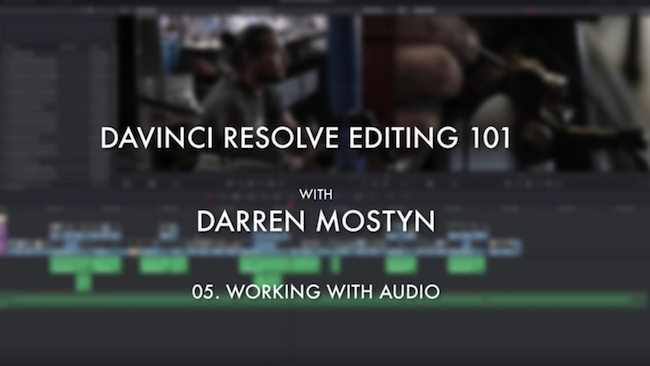 In this episode: working with audio Blackmagic/RedShark News